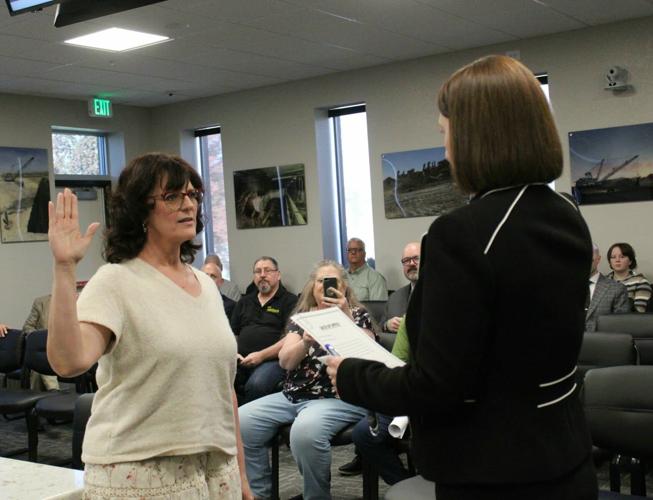Chetterbock sworn in as new clerk of District Court | Rocket Miner ...