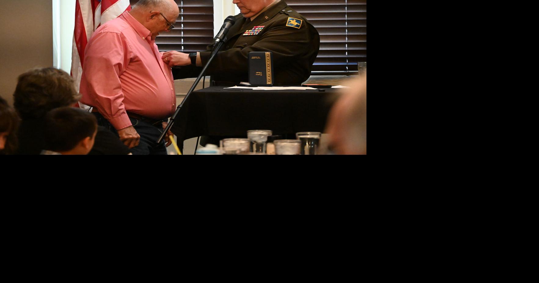 VFW Post 11453 presents Vietnam veteran with Purple Heart in surprise ceremony