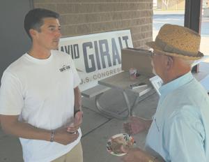 Congressional candidate David Giralt courts Goshen County voters