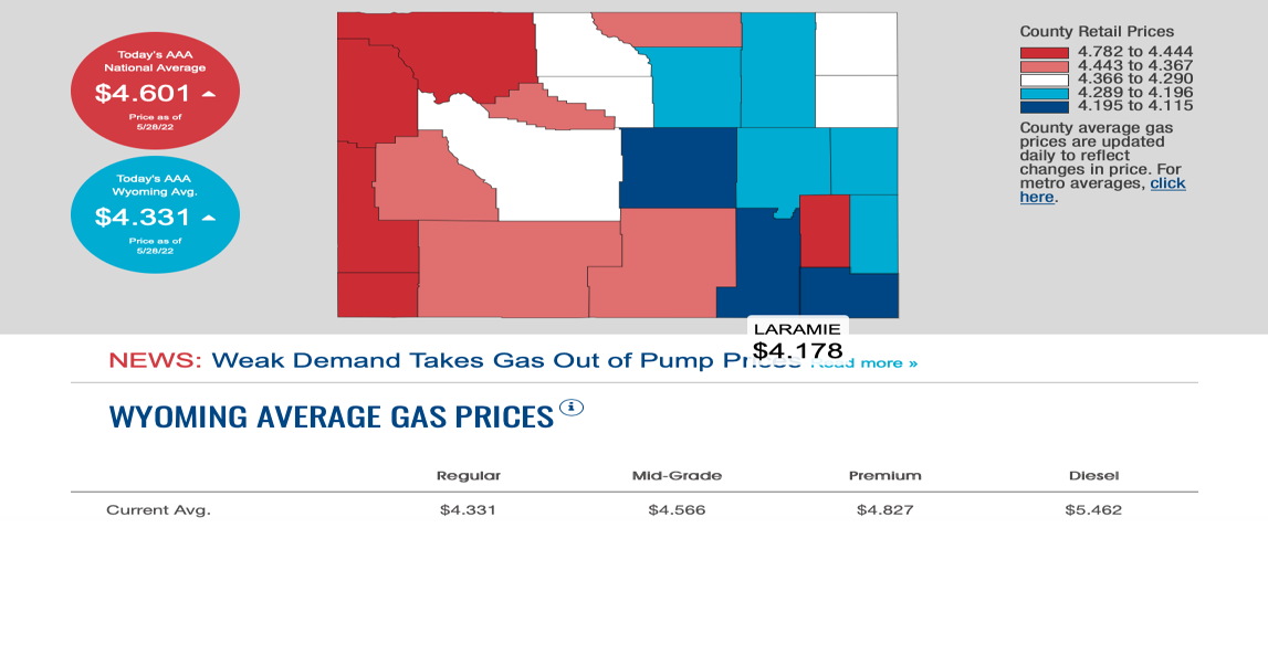 This Memorial Day holiday weekend, gas prices are up | Local News ...