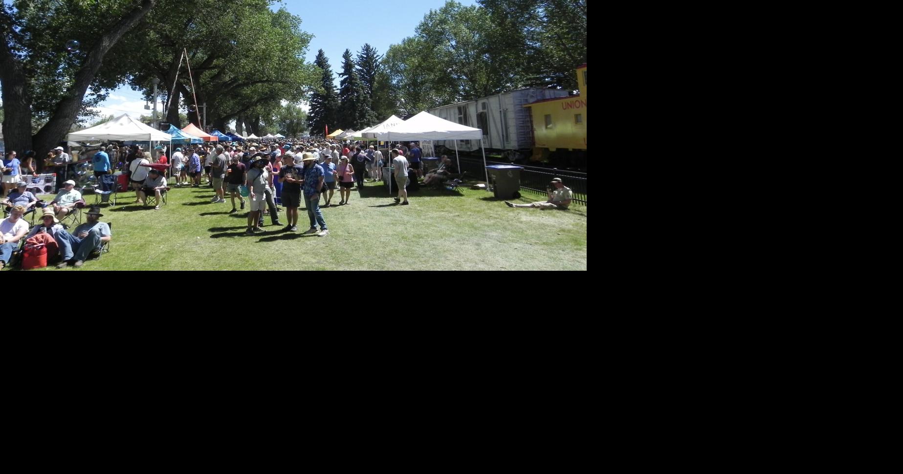 Chillin' in the heat at Laramie Brewfest