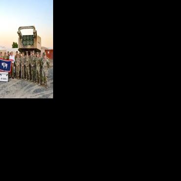 Senator Barrasso Meets with Rock Springs Troops in the Middle East