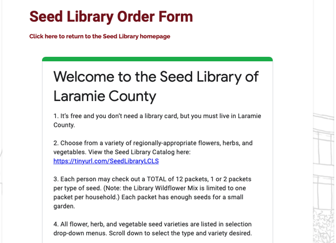 A different kind of local library is now open The Seed Library of