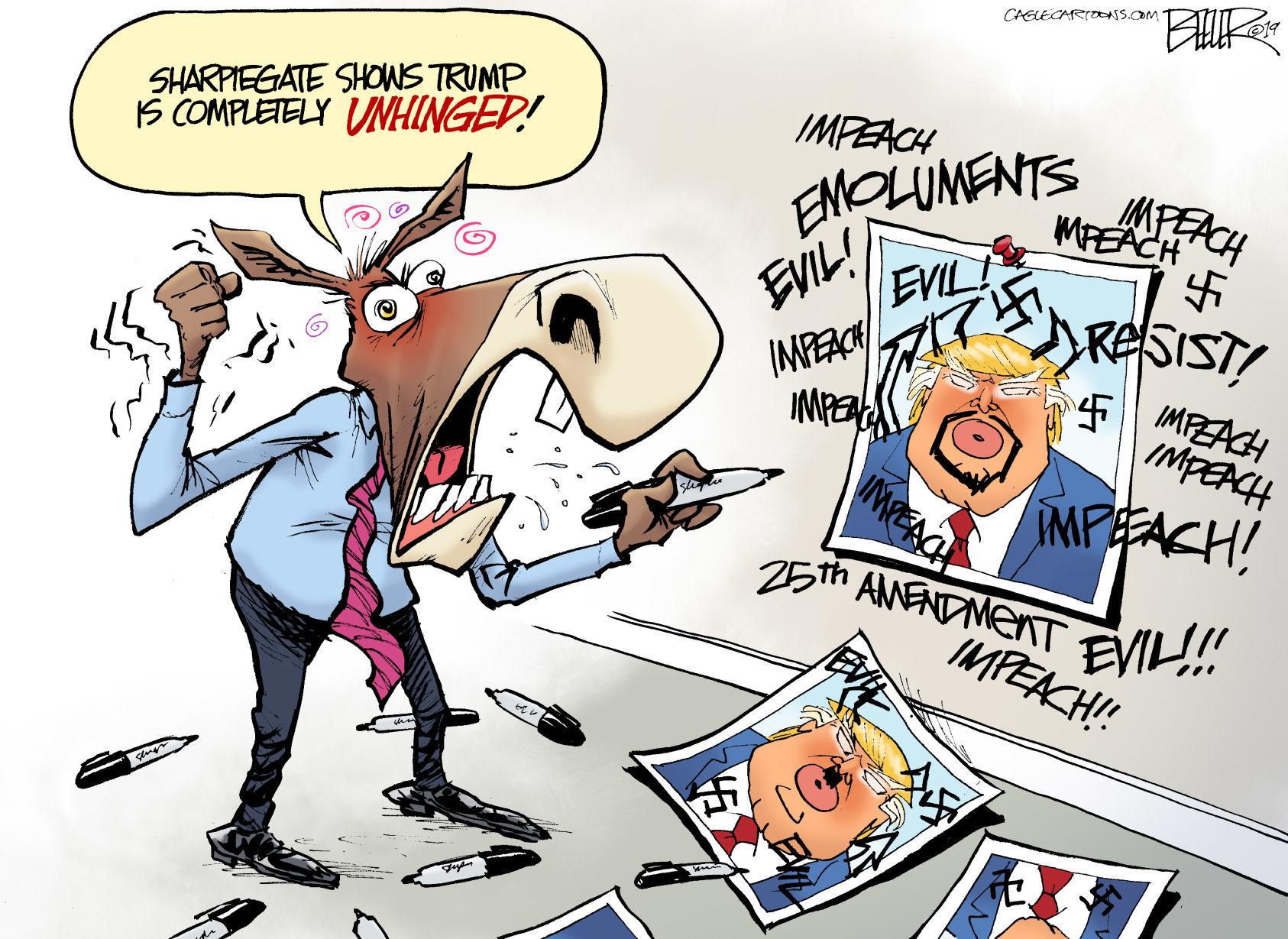 Editorial Cartoon For 9 12 19 Sharpiegate Wyomingnews Com