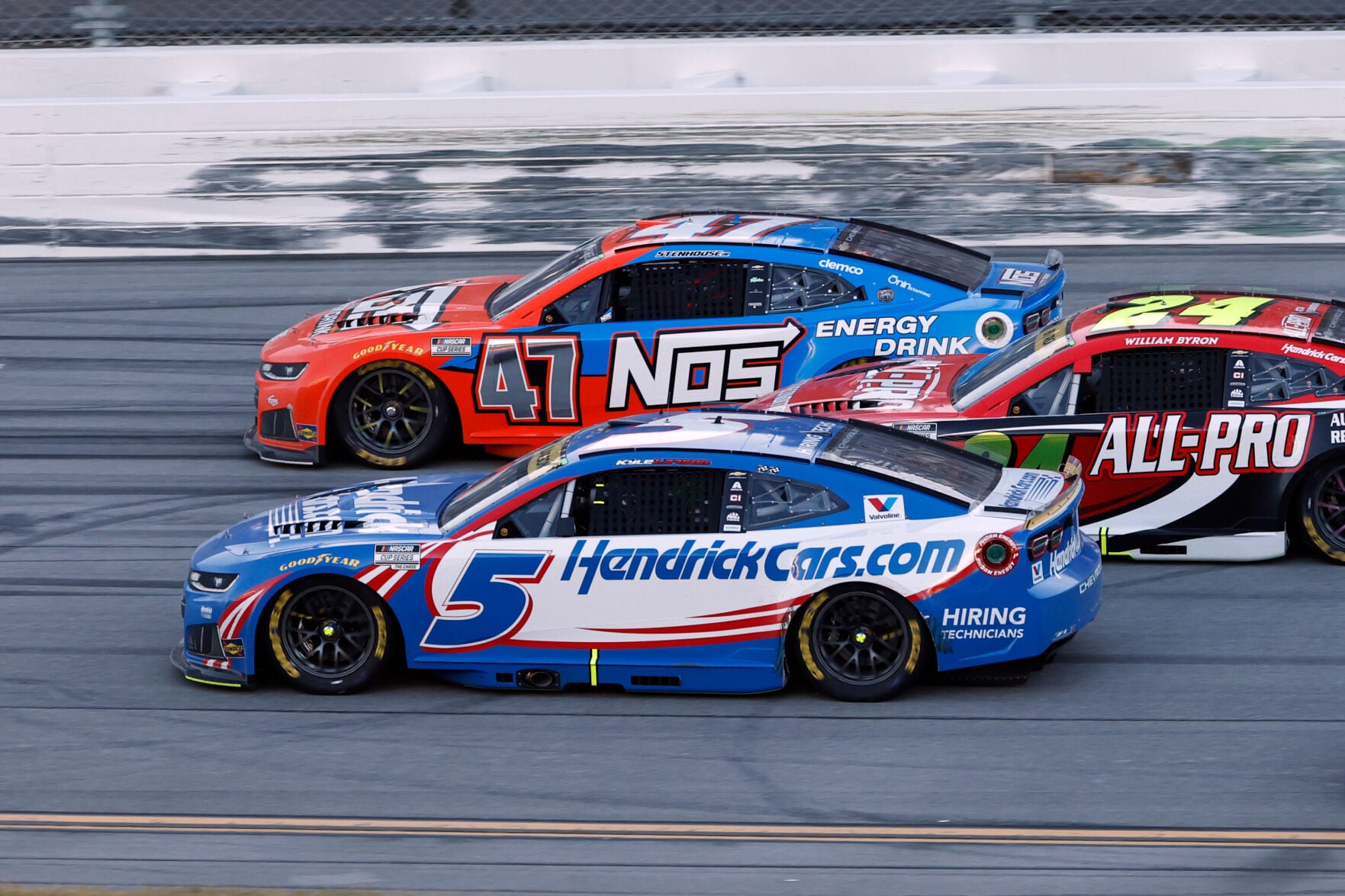 Larson has easier path to title after surviving Talladega chaos ...