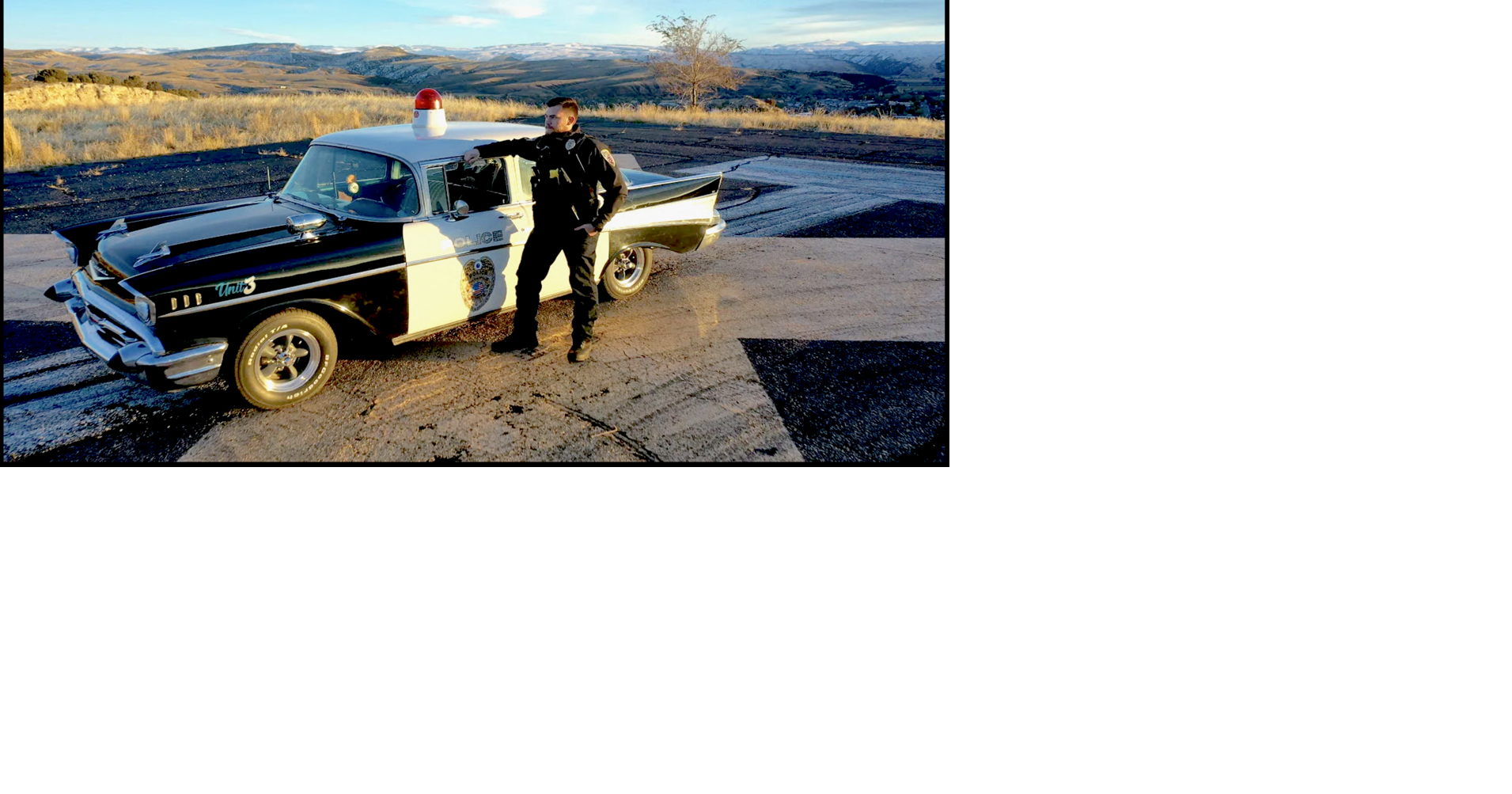 Thermopolis cop restores Chevrolet Bel Air into police car News