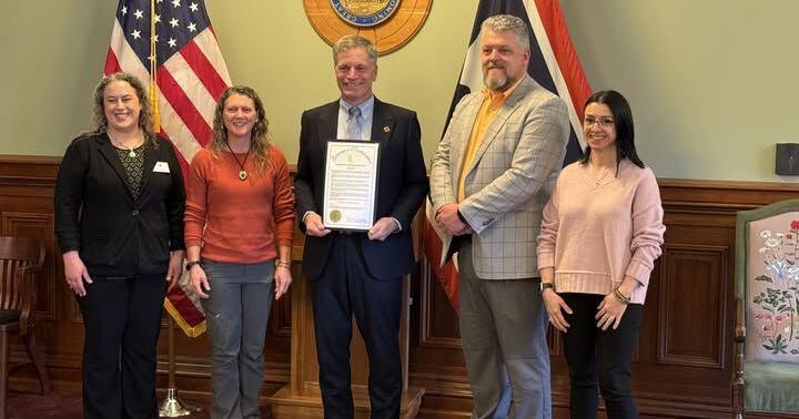 Governor Gordon signs a proclamation recognizing Geographic Information System Day
