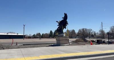 Cheyenne Frontier Days Volunteer statue is moved to Hynds Boulevard