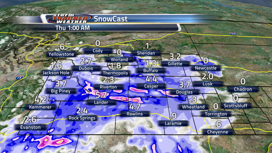Rain & snow move in today and tonight. Cold temperatures to come ...
