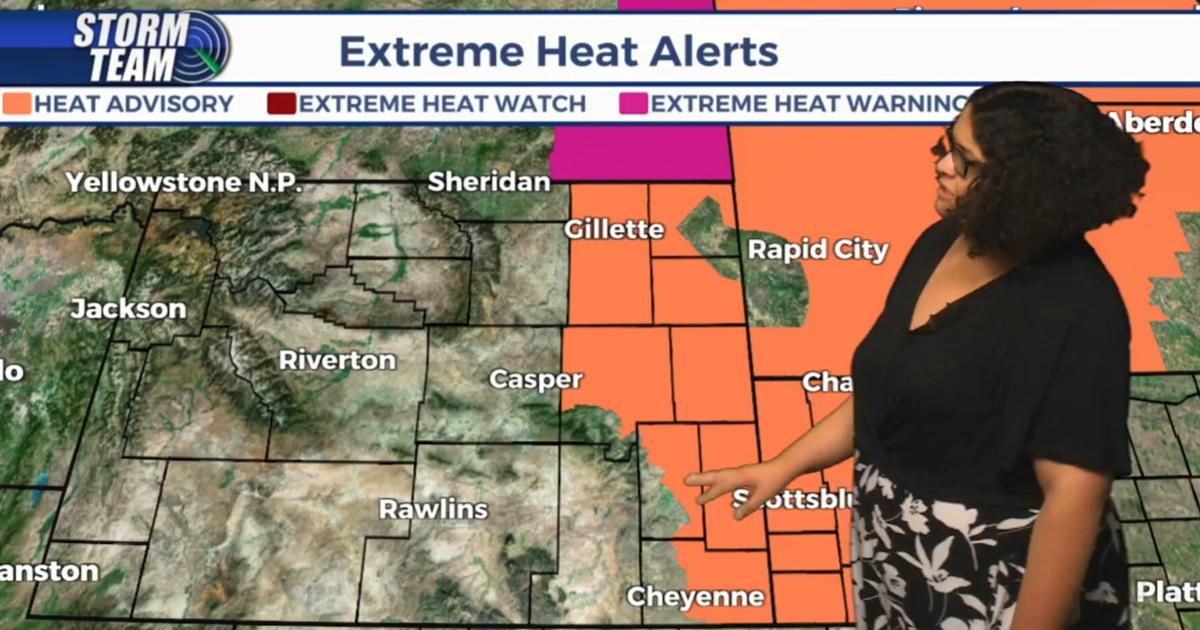 Hot and dry conditions continue through the rest of the week