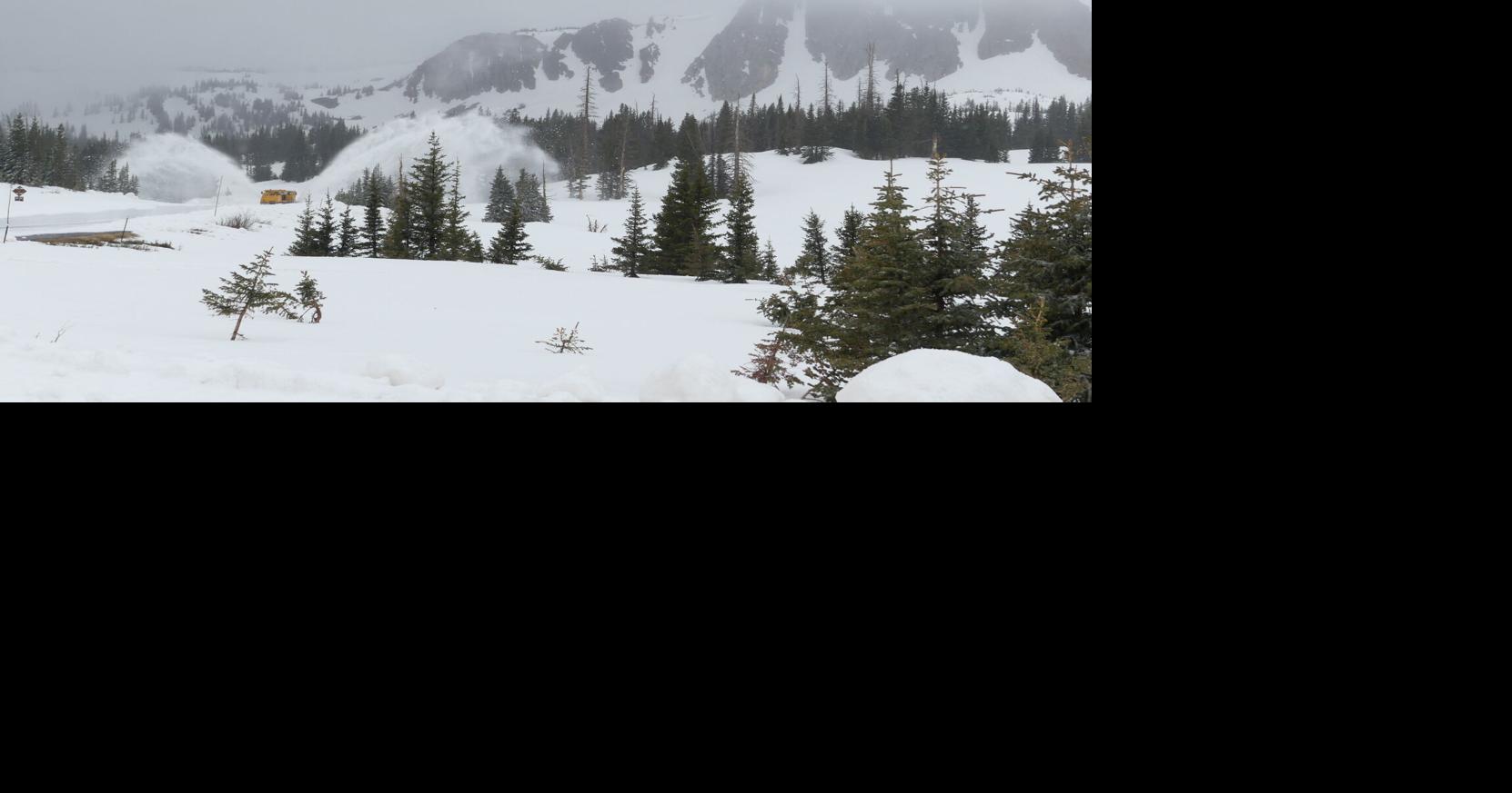 Sand Lake Road plowed for timber hauling, not public travel