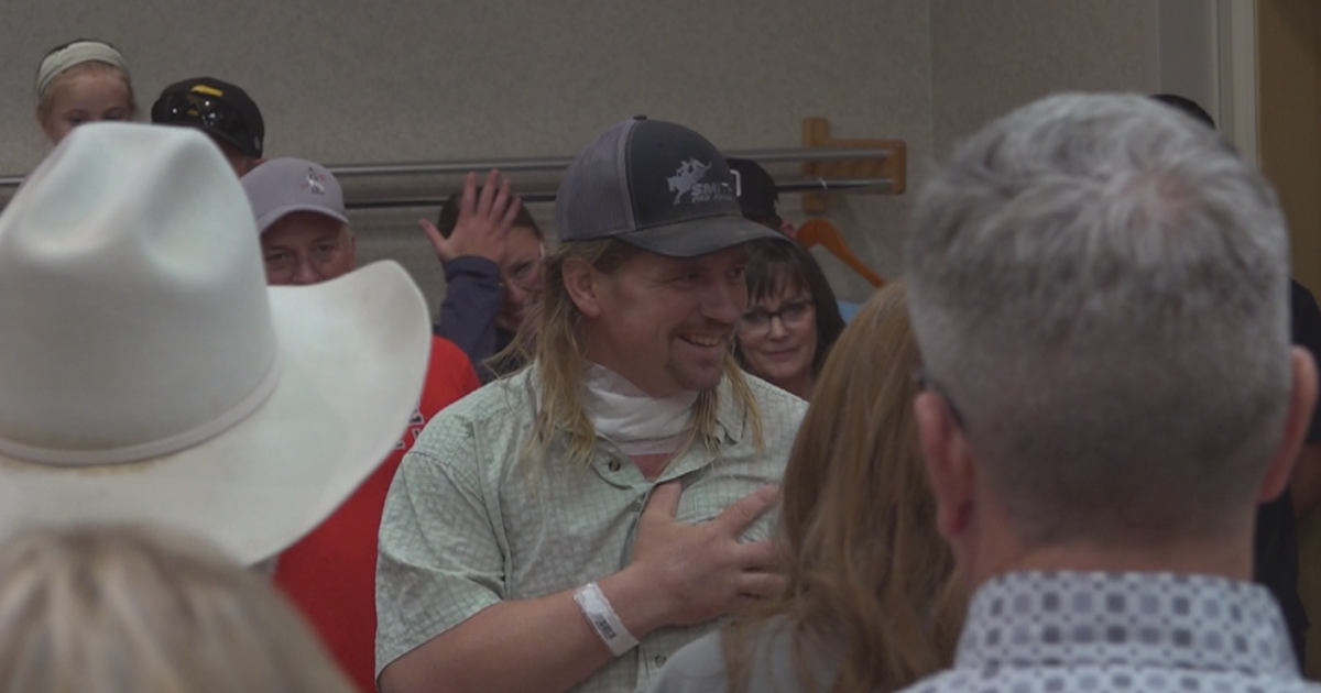 Cowboy injured at Cheyenne Frontier Days celebrates discharge from Cheyenne Regional Medical Center