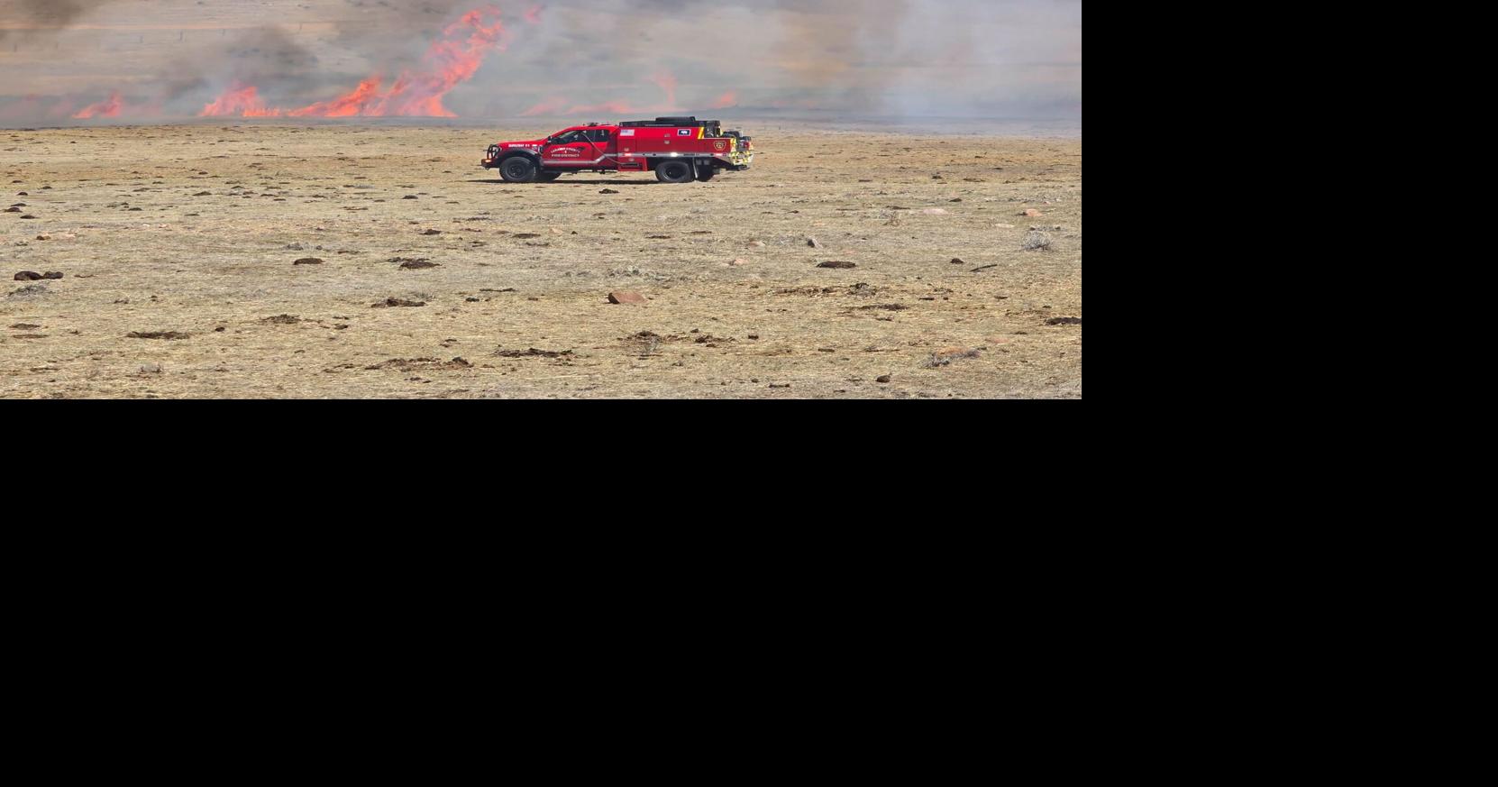 Weekend fire burns 60 acres west of Cheyenne