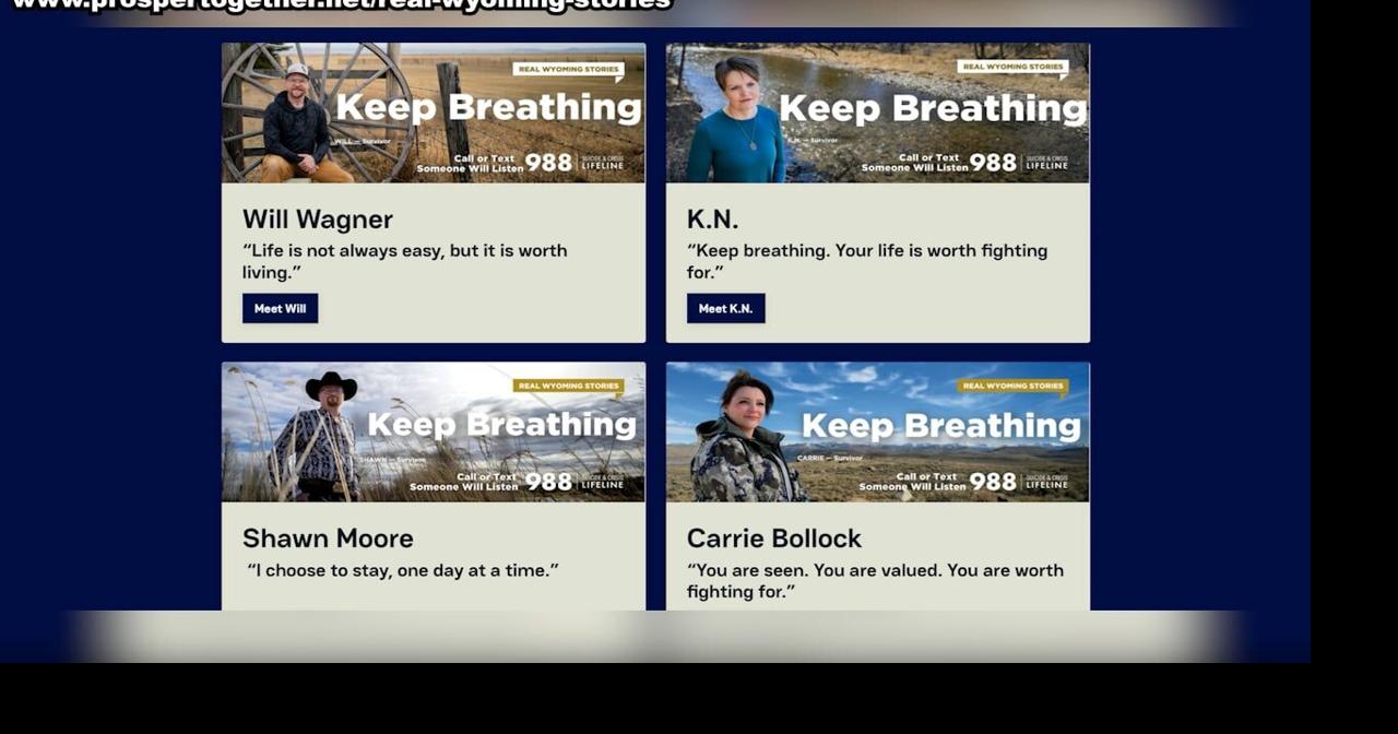 Governor's WY We Care mental health initative launches new "Survivor Campaign"