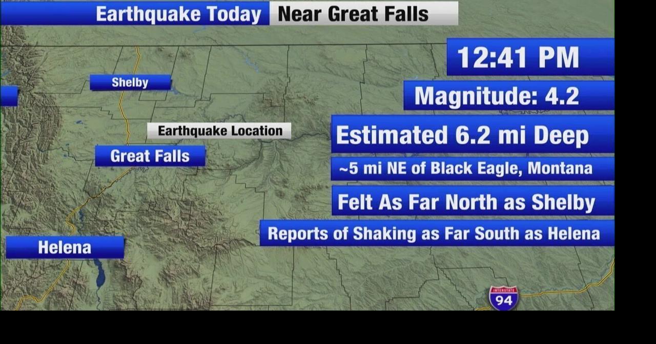 Earthquake near Great Falls shakes Montana and Canada