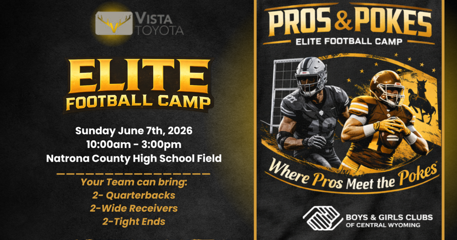 Former NFL, College Players Help Develop Wyoming Talent at Pros & Pokes Camp
