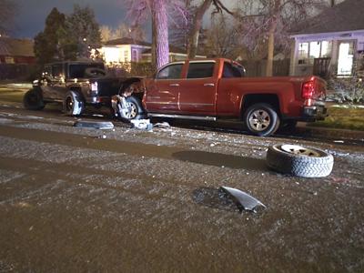 Early morning rollover dames multiple vehicles