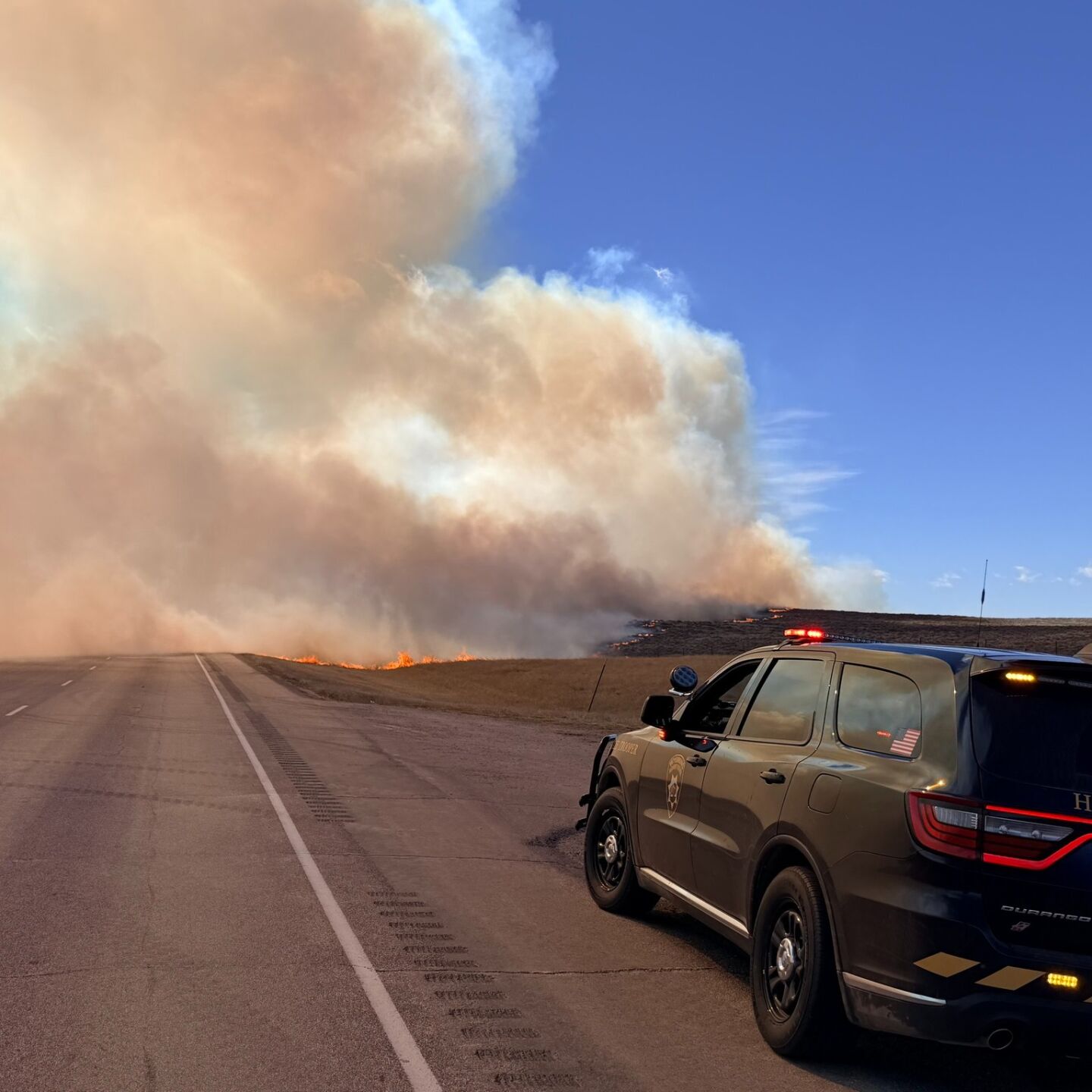 Powder River Fire Wildfire burning in Campbell County near Wright | News | wyomingnewsnow.tv