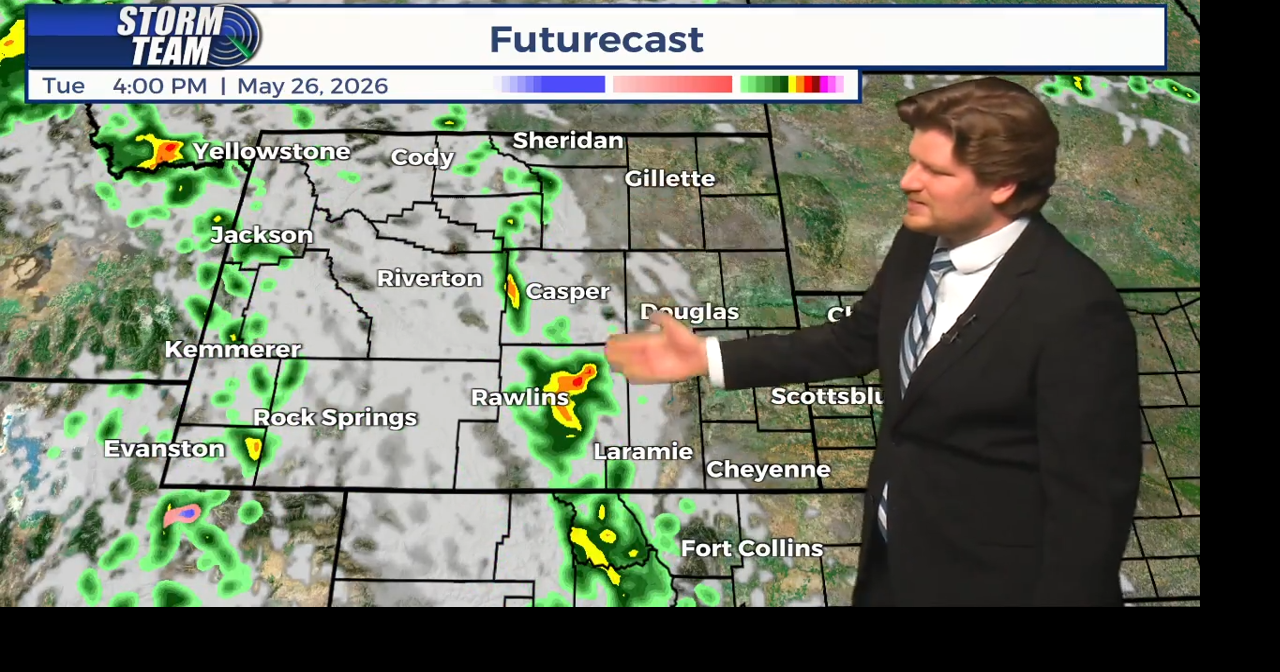 Showers and storms to impact Central Wyoming this Tuesday | 5/26 AM May 26, 2026 18 mins ago