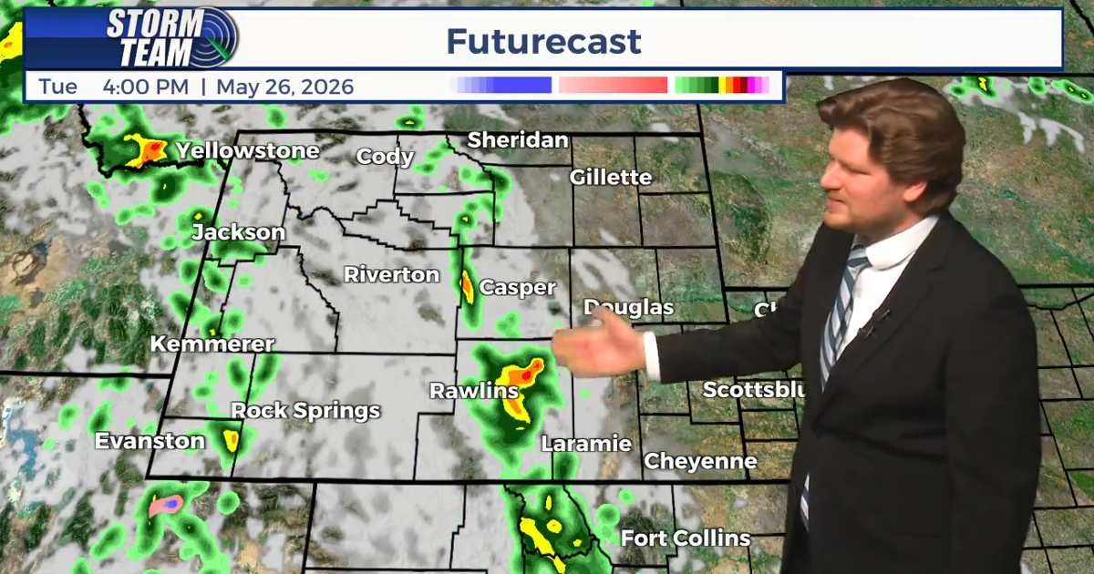 Showers and storms to impact Central Wyoming this Tuesday | 5/26 AM May 26, 2026 18 mins ago