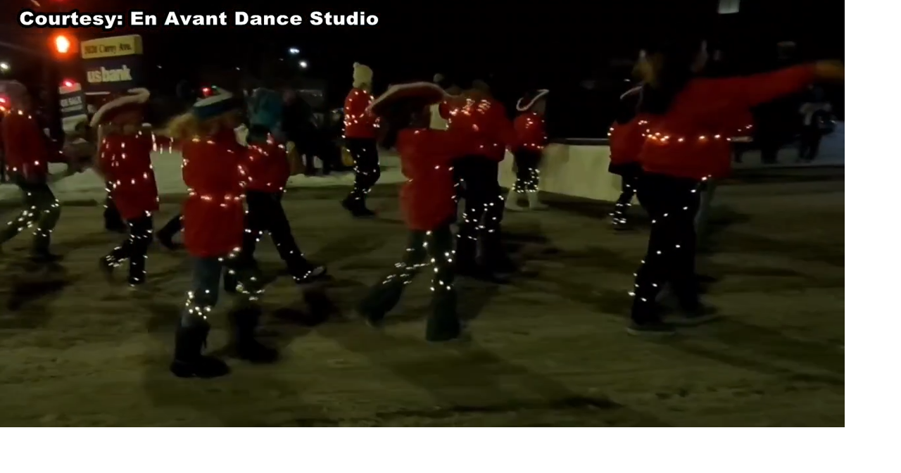 Local dance studio dances in 35th Christmas Parade