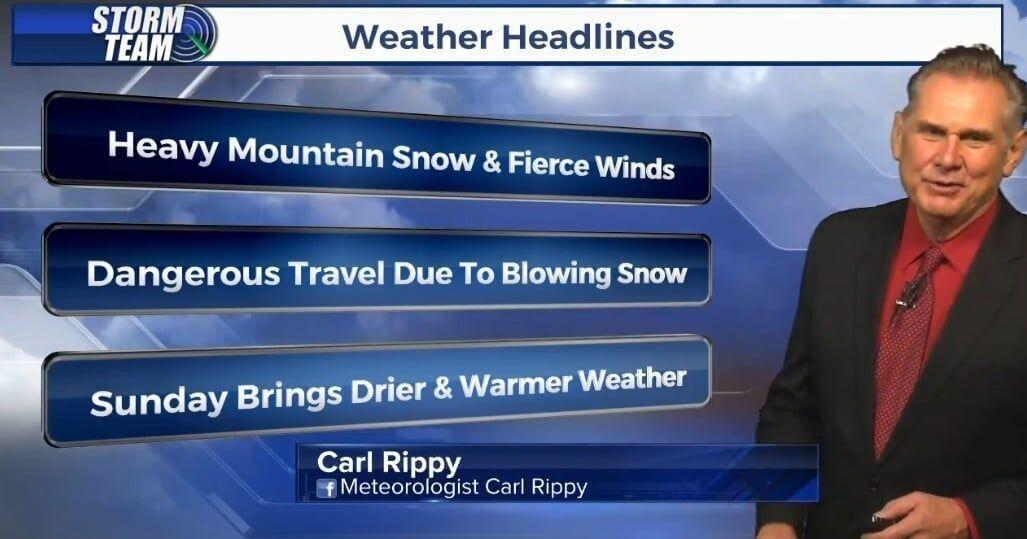 Major Winter Storm Hits Western Wyoming