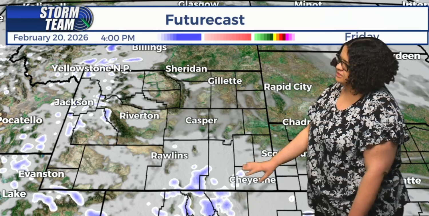 Chance of snow showers for southeast Wyoming with weekend improvement