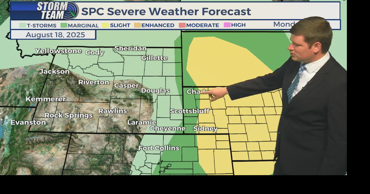 Hot conditions to start the week, and isolated storms possible | 8/18 AM