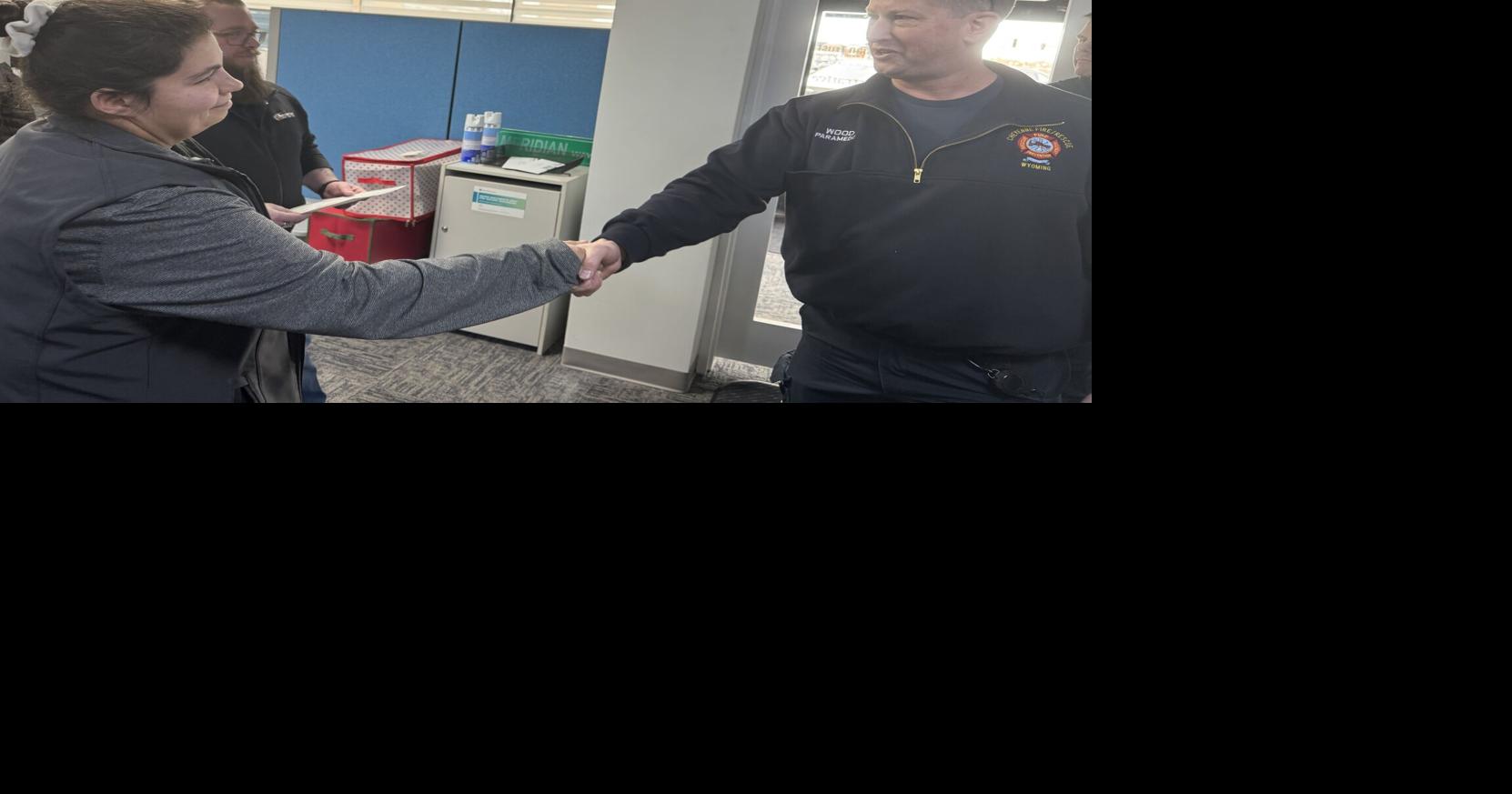 LCCC student performs life-saving CPR at Cheyenne credit union