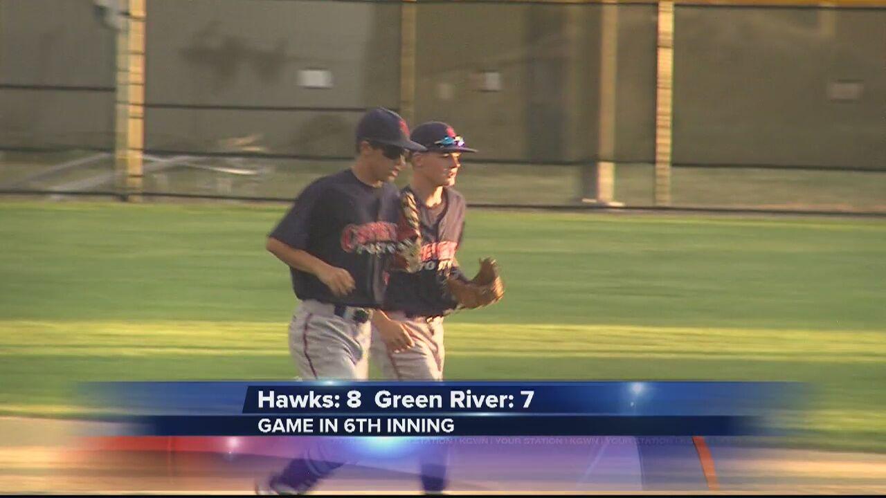 Hawks nip Green River in second game of doubleheader Sports
