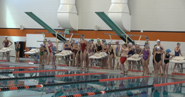 Wyoming Swimming hosted Olympic swimmers for youth swimming clinic