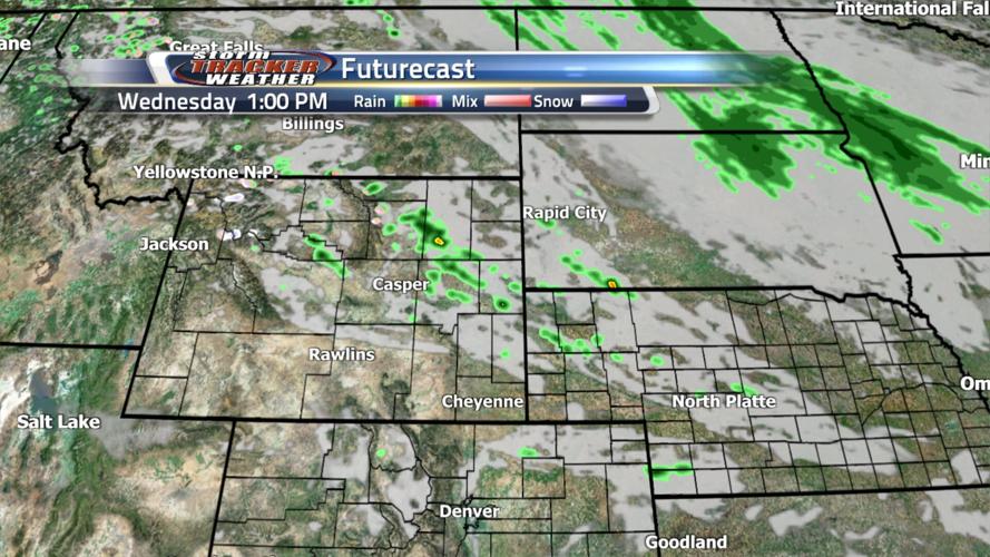 Mainly dry with isolated showers possible for Wednesday ...