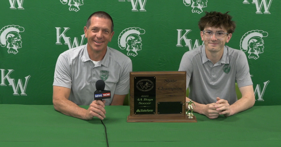 Kelly Walsh Boys Soccer Reflects on Championship, Unveils State Title Banner