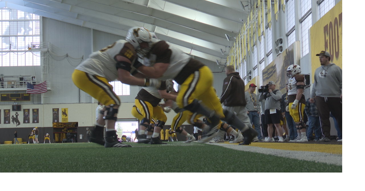 Snapping issues linger as Wyoming defense dominates spring practice