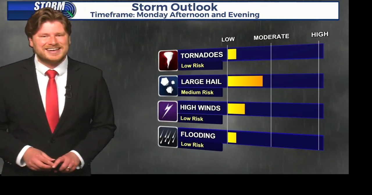 Severe storms possible in SE Wyoming on Monday | 5/31 PM May 31, 2026 15 mins ago