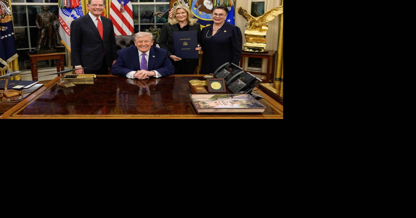 President Trump signs the legislation nullifying the Biden administration’s anti-Wyoming Buffalo RMPA