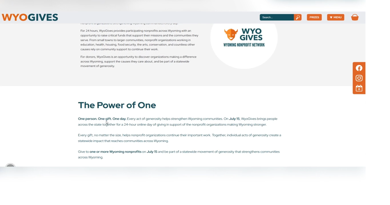 WyoGives takes place on July 15th
