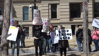 Hands Off Protest Cheyenne Wyoming