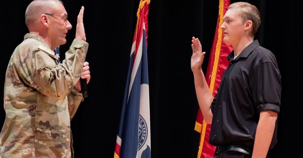 South High Partnership Program with the Wyoming National Guard has its first enlistment