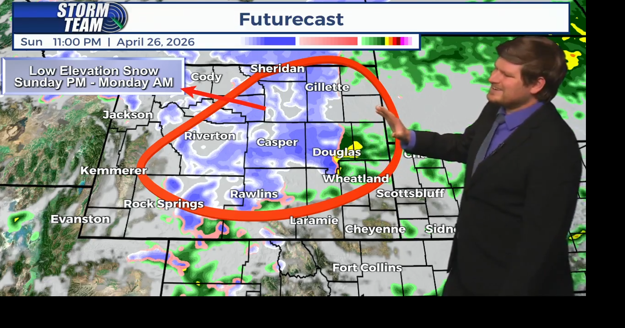 Rain expected for Wyoming on Sunday | 4/25 PM