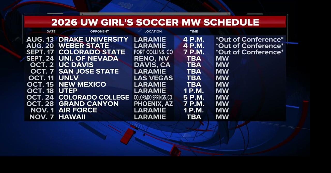 Wyoming Cowgirls Soccer Unveils 2026 Schedule