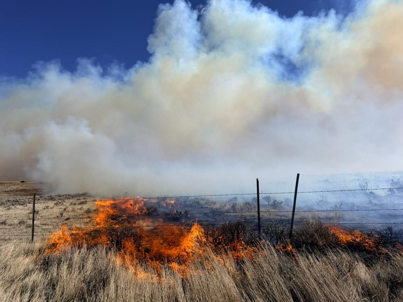 Powder River Fire Wildfire burning in Campbell County near Wright | News | wyomingnewsnow.tv