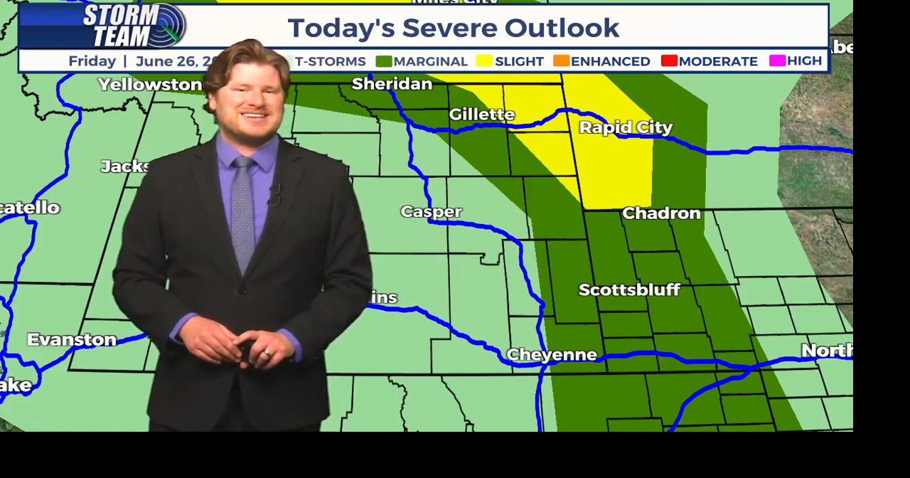 Marginal risk of severe storms in Eastern Wyoming this Friday