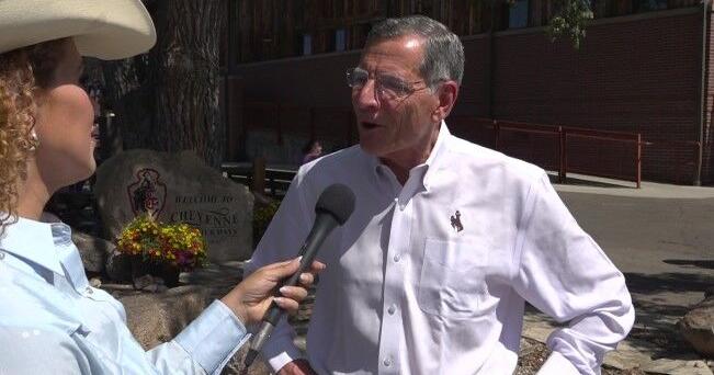 Sen. John Barrasso visits Cheyenne Frontier Days