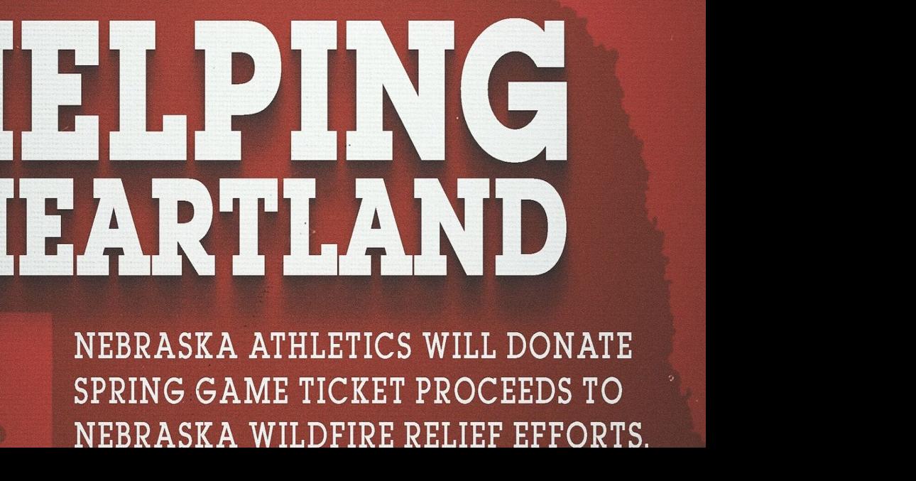 Nebraska Athletics is donating ticket proceeds to wildfire relief efforts