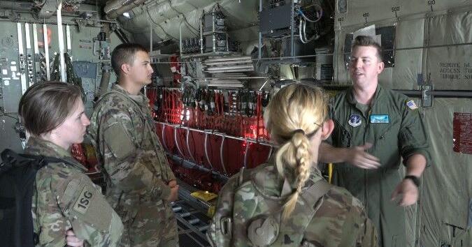 The Wyoming Air National Guard helps host regional JROTC groups
