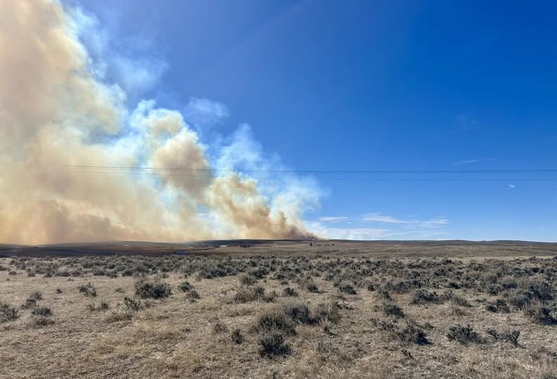 Powder River Fire Wildfire burning in Campbell County near Wright | News | wyomingnewsnow.tv