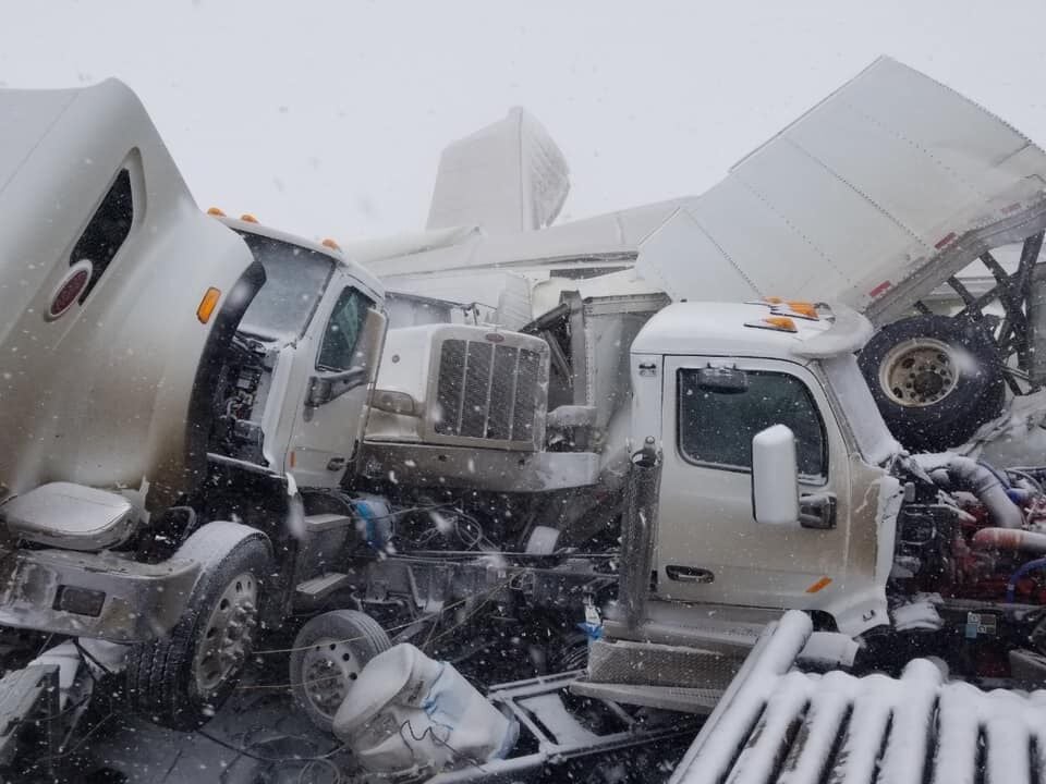 I 80 Still closed Massive pileup near Wamsutter Sunday News