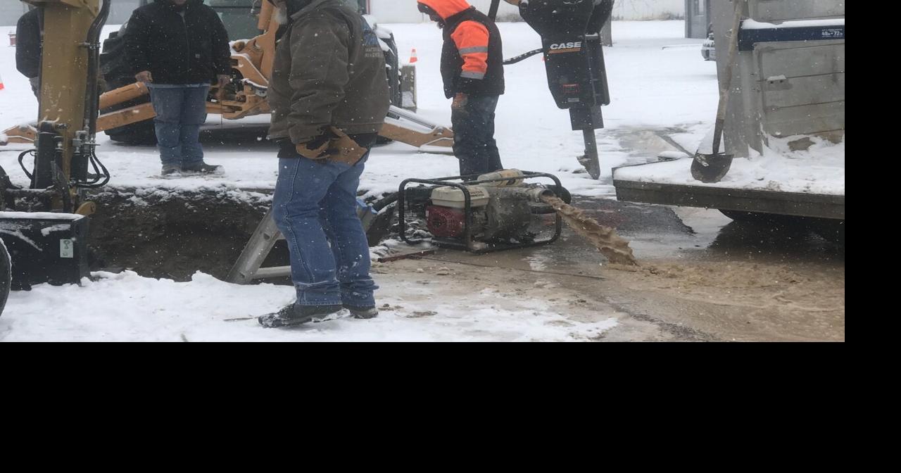 Beware Construction causing water service shutdown in Riverton News