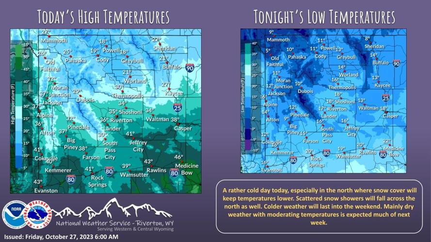 Cold for Friday with most high temperatures in the 30s | News ...